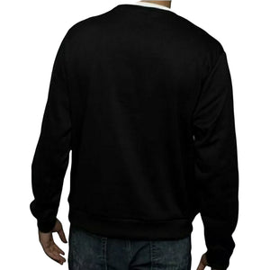 Sean John Jet Black Colorblock SJ Logo Sweatshirt