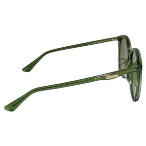 Gucci Unisex 57mm Round Green Sunglasses