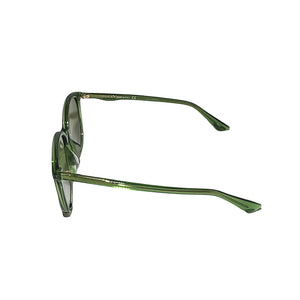 Gucci Unisex 57mm Round Green Sunglasses