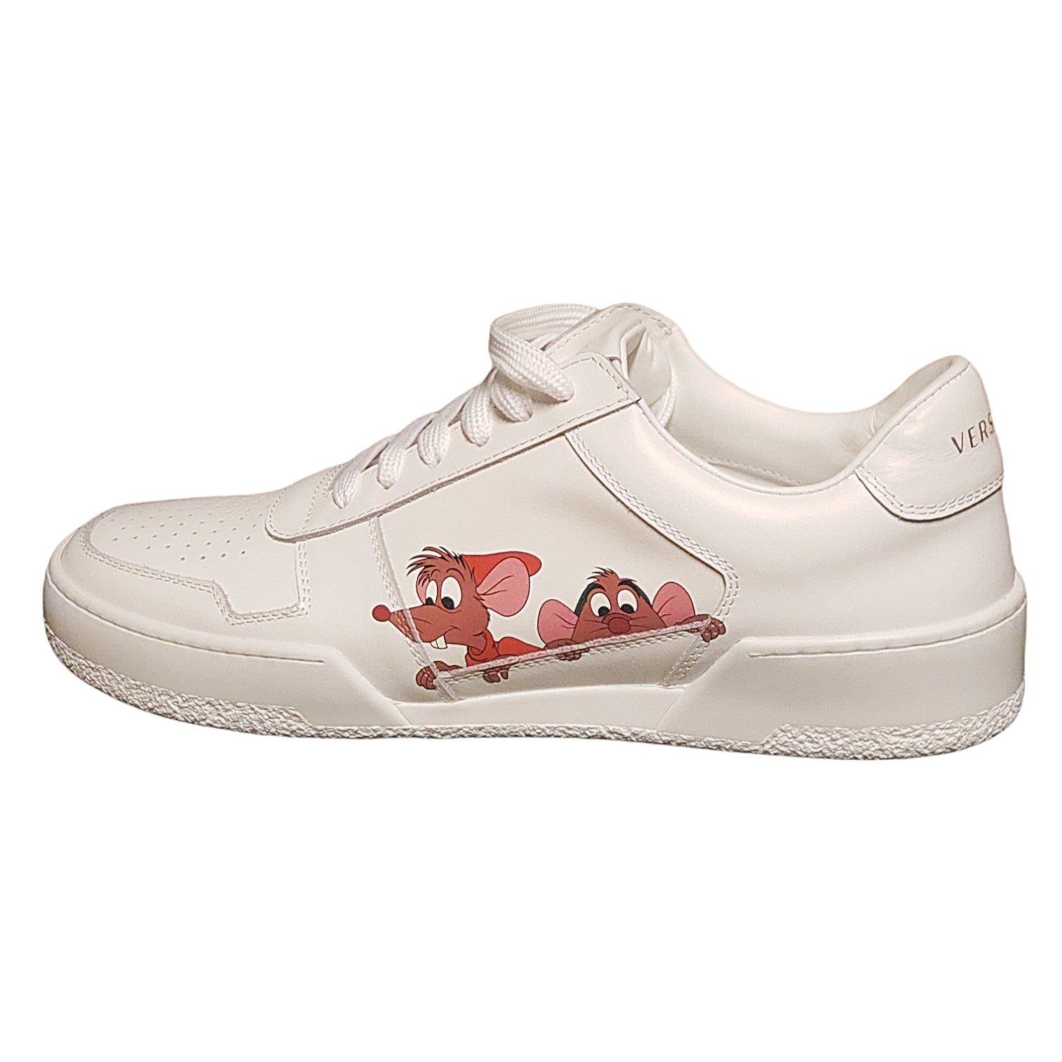 Disney x Versace Cinderella Limited Edition Leather Low Top Sneakers