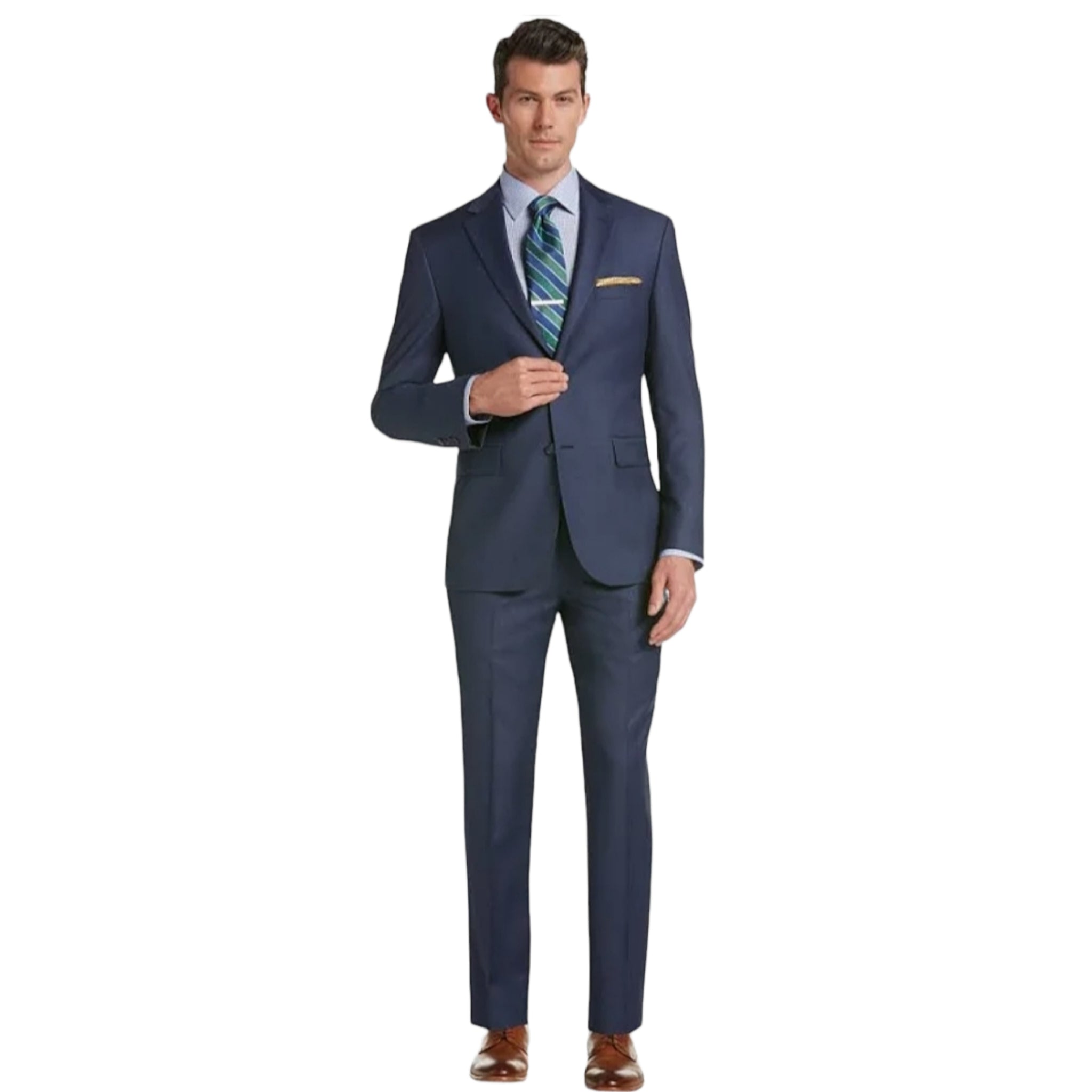 Jos A. Bank 2 PC Natural Stretch Tailored Fit Suit