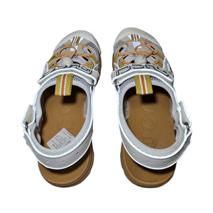 Gucci Unisex Tinsel Reflective White Sandals