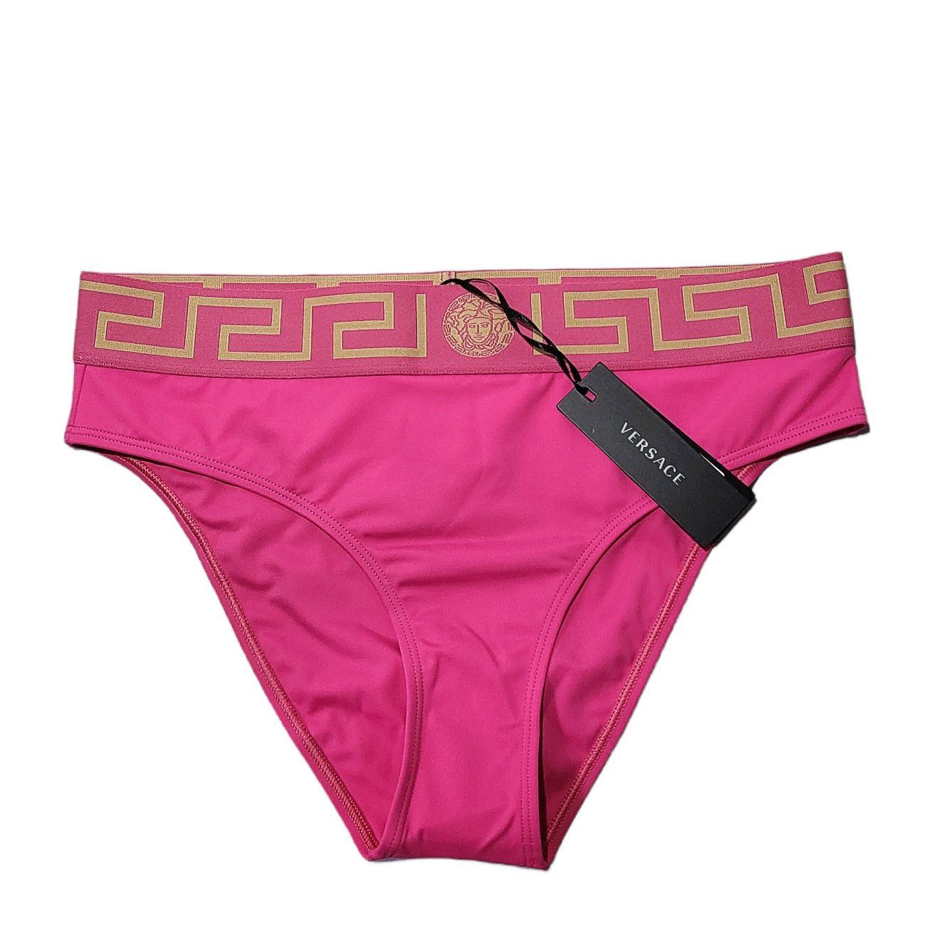 Versace Underwear Pink Greca Border Bikini Top – BlackSkinny