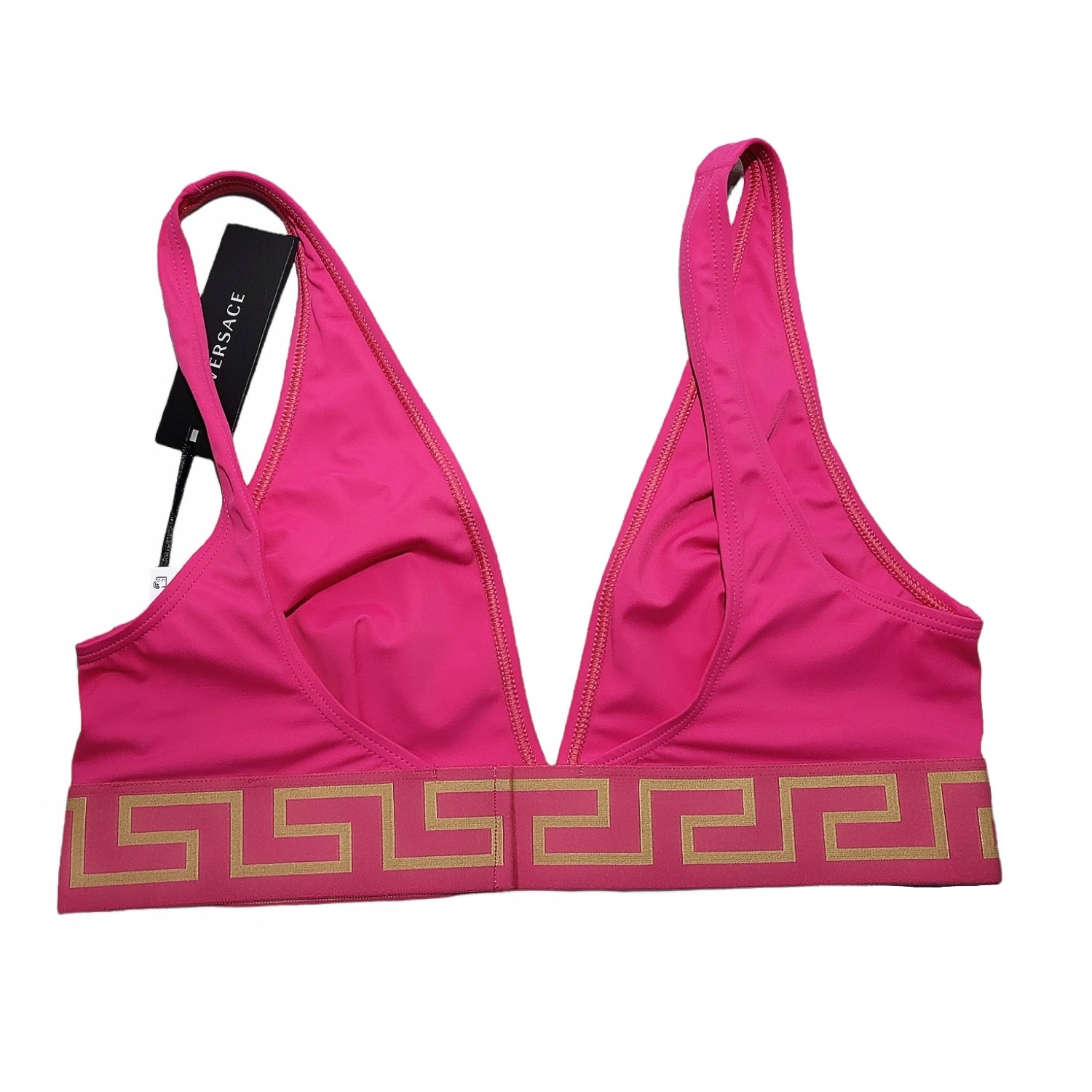 Versace Pink Greca Border Bikini