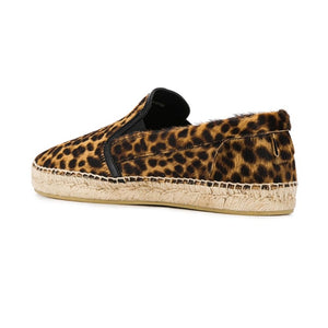 Jimmy Choo Vlad Pony Hair Leopard Print Espadrilles