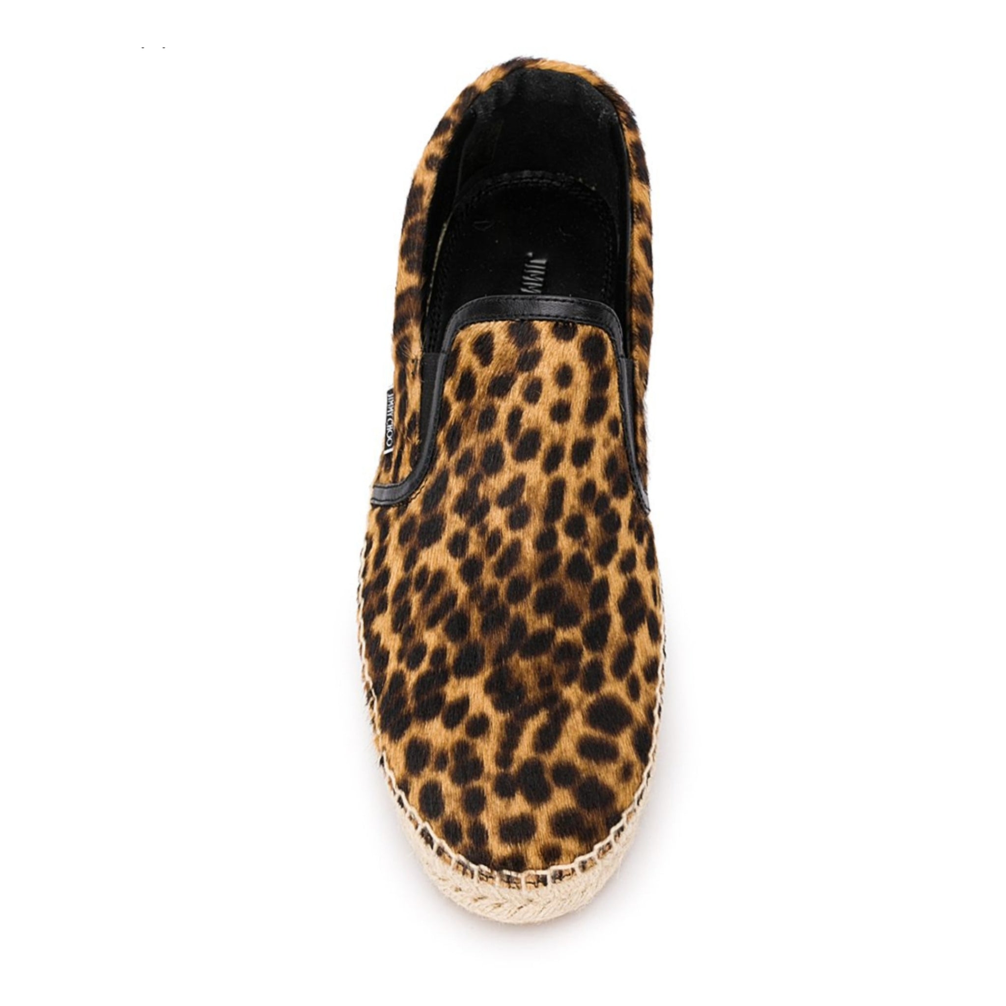 Jimmy Choo Vlad Pony Hair Leopard Print Espadrilles