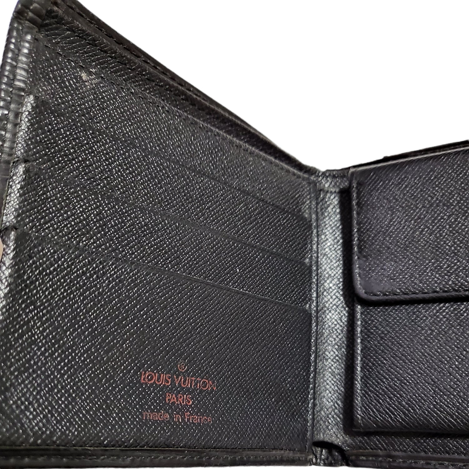 Louis Vuitton, large vintage Epi Leather wallet, cream t…