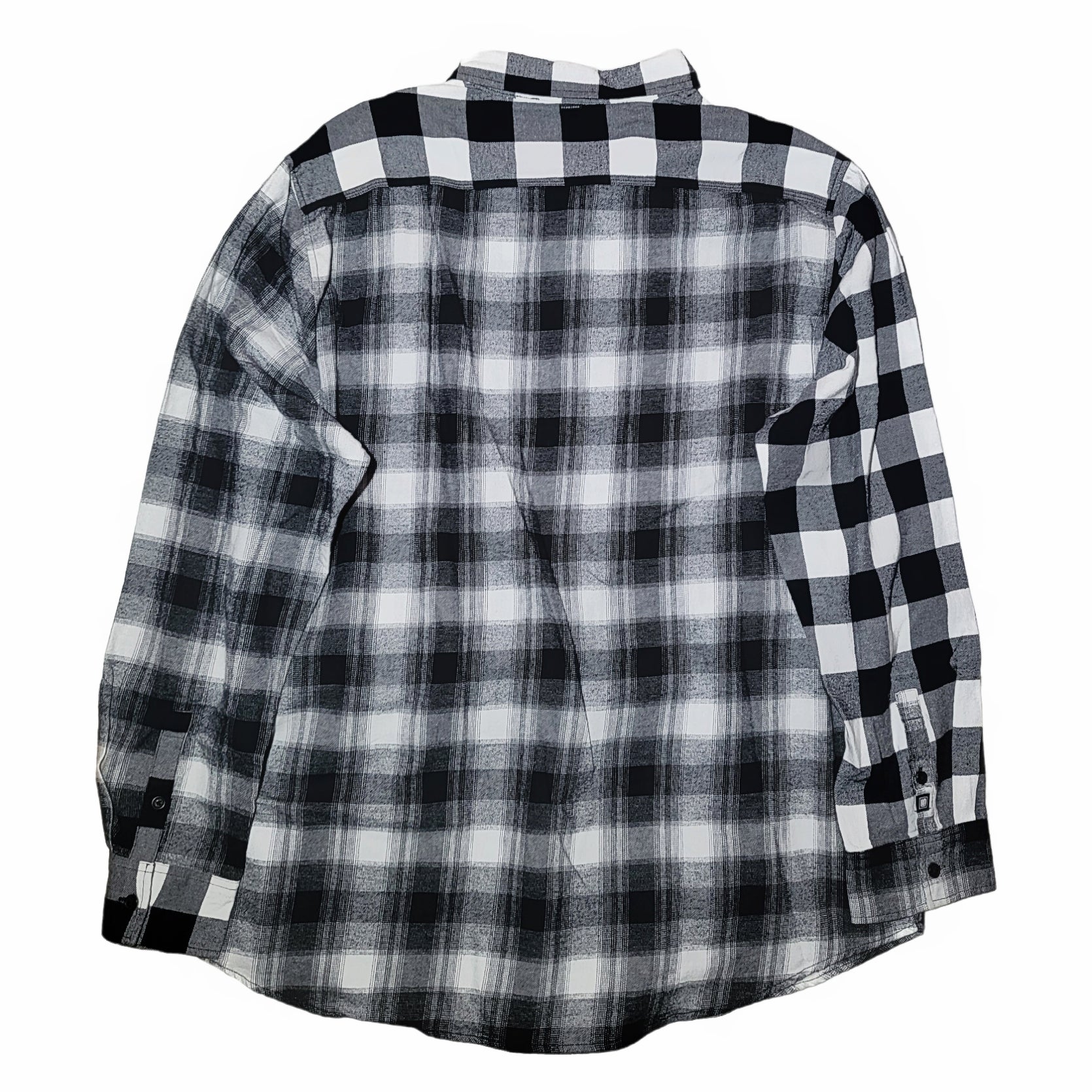 Sean John Plaid and Checkered Flanel Shirt