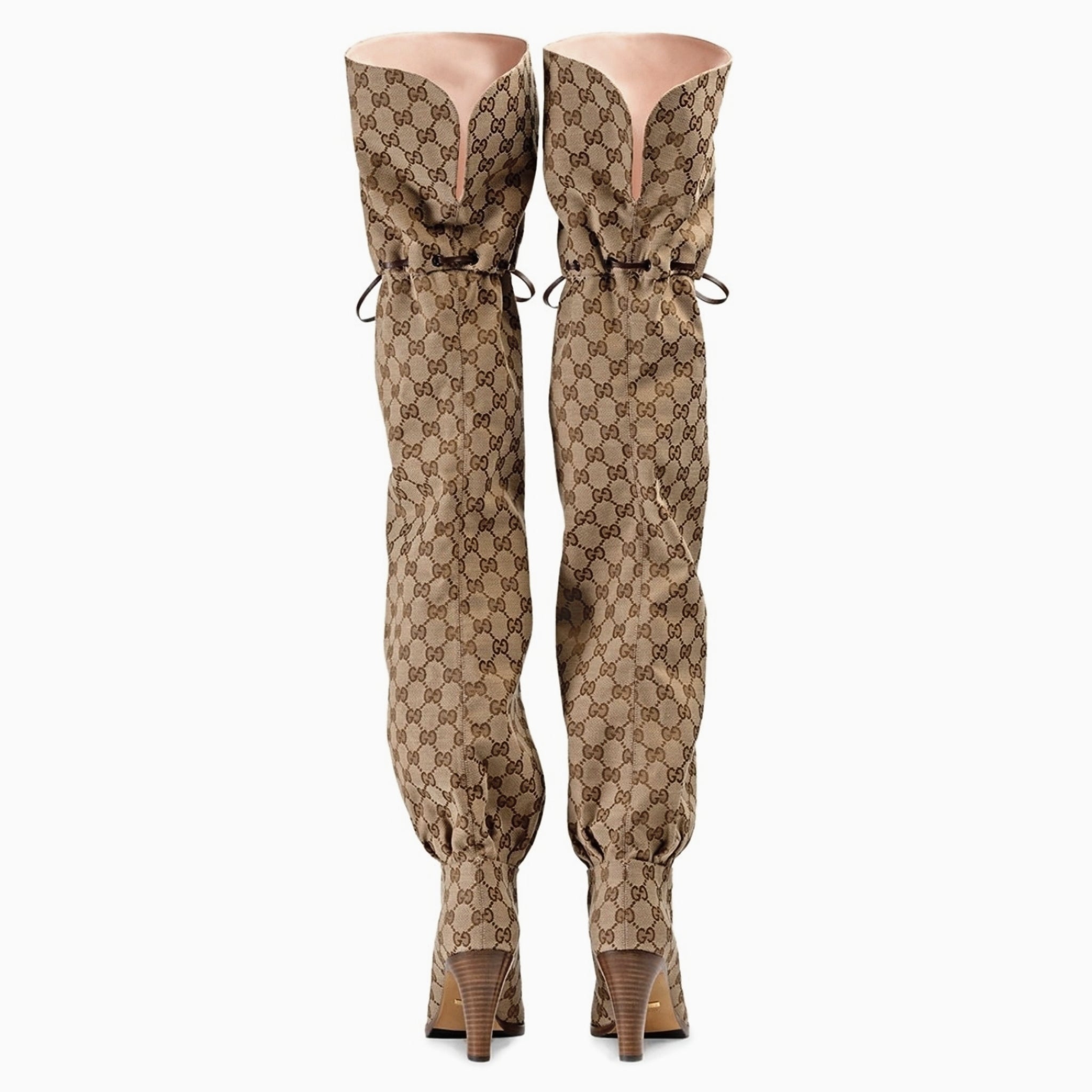 Gucci Monogram Over the Knee Boots - dress. Raleigh
