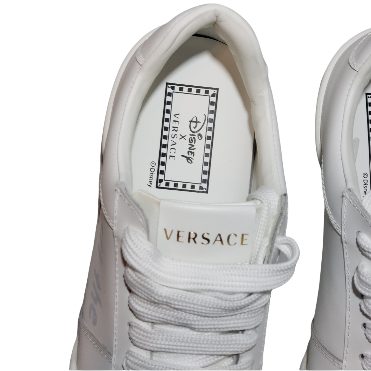 Disney x Versace Cinderella Limited Edition Leather Low Top Sneakers