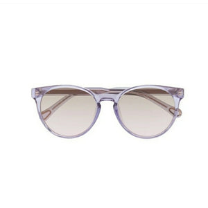 Chloé Transparent Round Frame Sunglasses - Violet