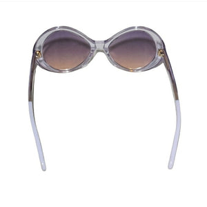 Chloé Transparent Round Frame Sunglasses - Violet