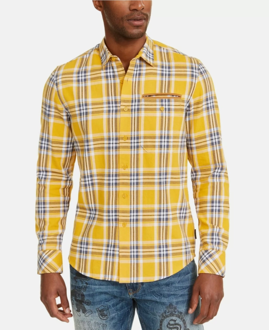 Sean John Legacy Gold and Navy Shirt – The Ultimate Resale Rack Sean John Legacy Gold and Navy Shirt – The Ultimate Resale Rack