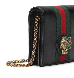 Gucci Rajah Wallet with Chain Handle