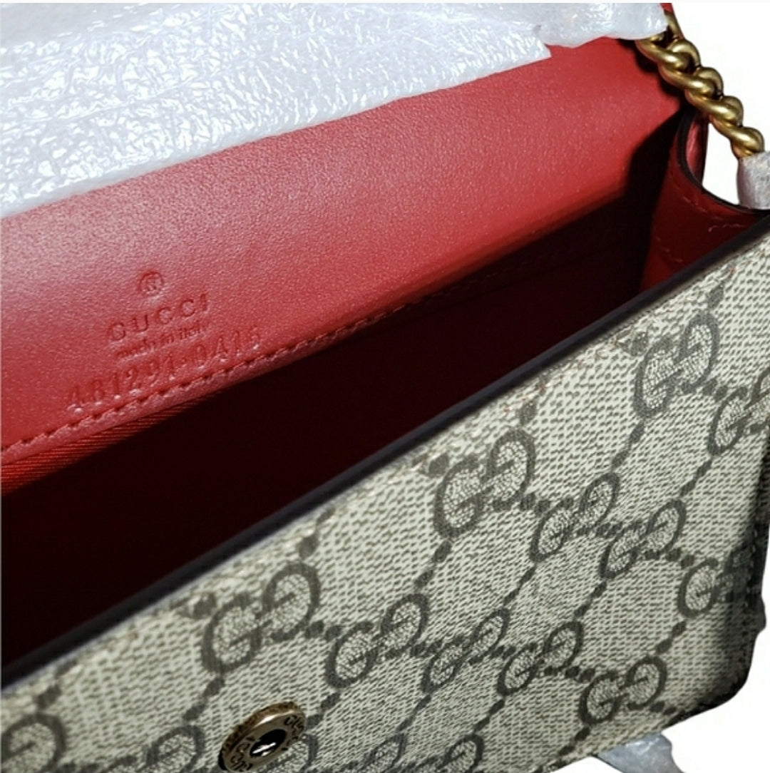Gucci MINI Supreme Cherry Signature Crossbody Shoulder Bag
