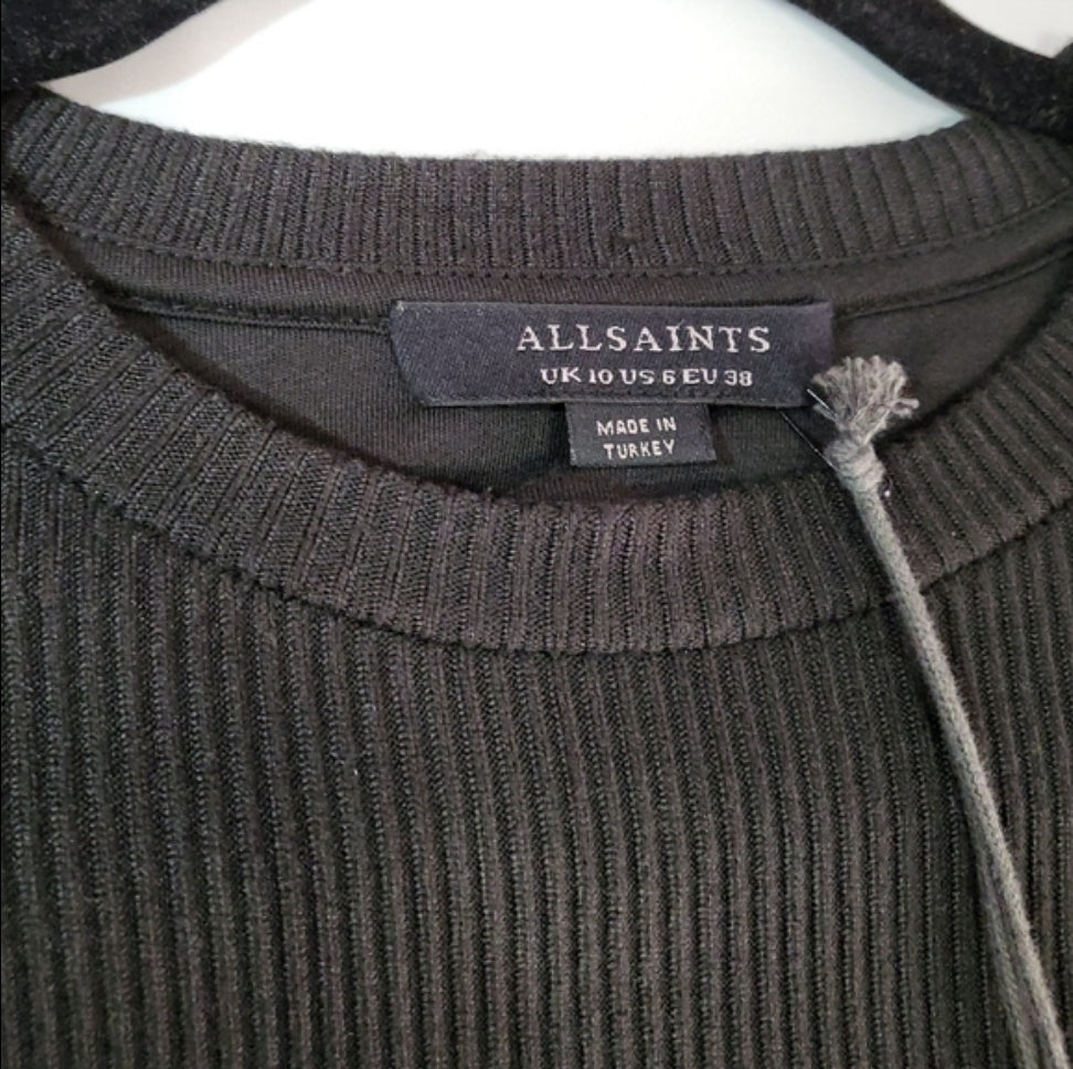 AllSaints Ribbed Open Back Bodyduit