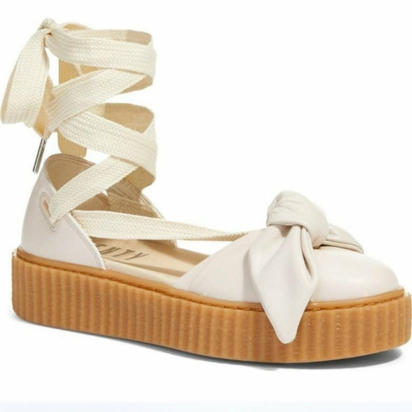 PUMA x FENTY Rhianna Bow Creeper Tie Up Sandals