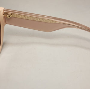 Fendi Rose Thick Rim Logo Lens Sunglasses