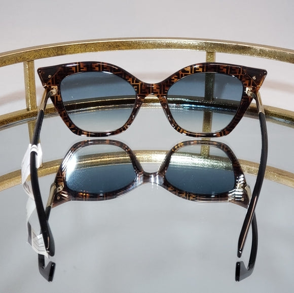 Fendi Eyewear logo-embossed cat-eye Frame Glasses - Farfetch