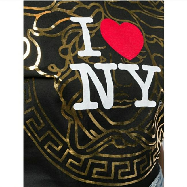 Versace Black & Gold "I ❤ NY" I Love New York Tee Shirt