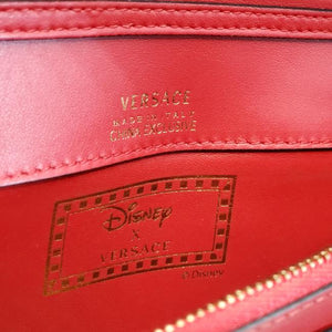 Versace Limited Edition Disney Cinderella Red & Blue Calfskin Leather Cross Body Bag